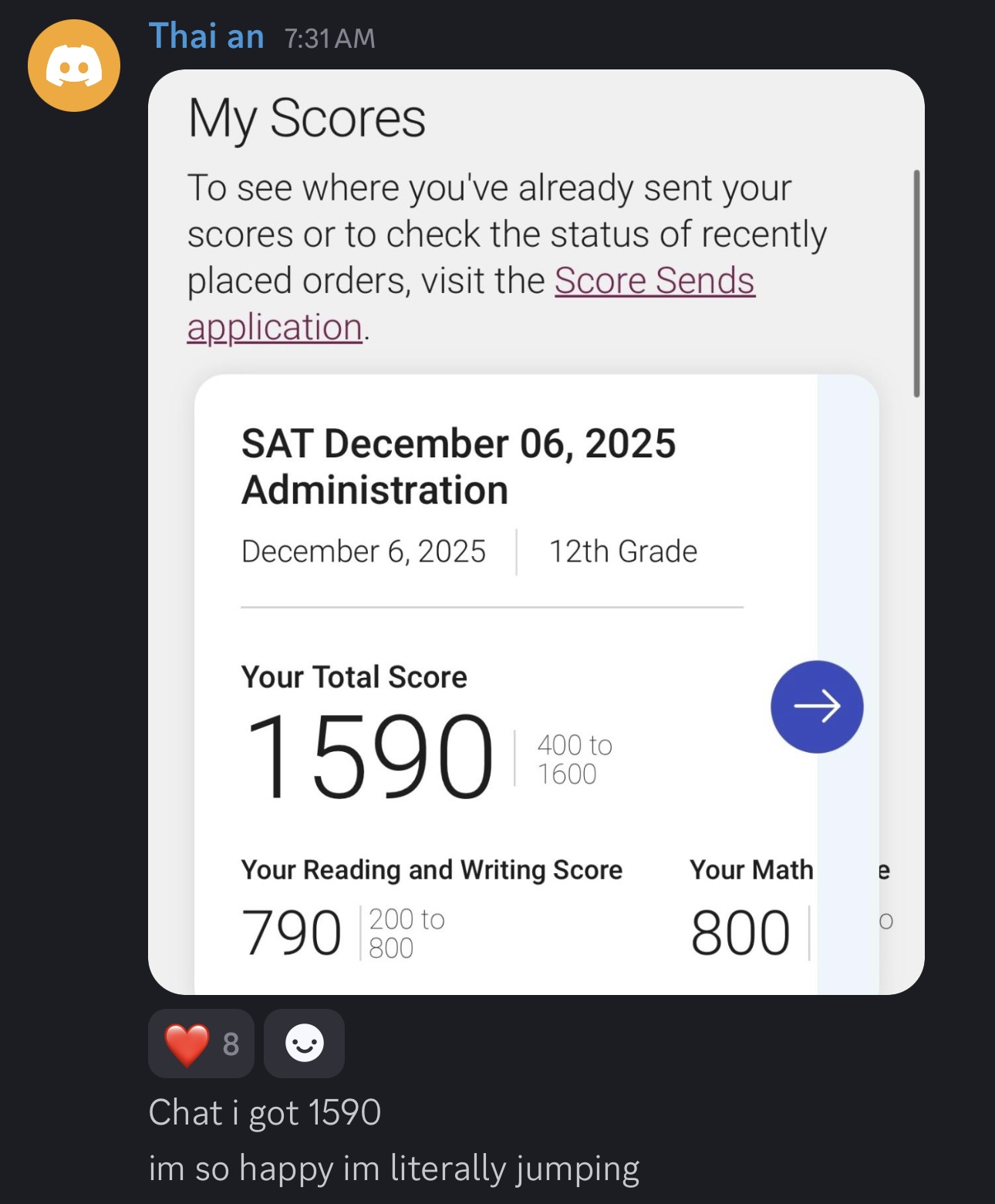 Score screenshot
